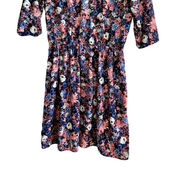 Zara floral print v back mini dress, Size M - Picture 5 of 13